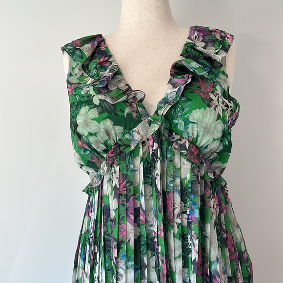 Adelyn Rae Addison Chiffon Floral Dress NWT - Picture 3 of 12